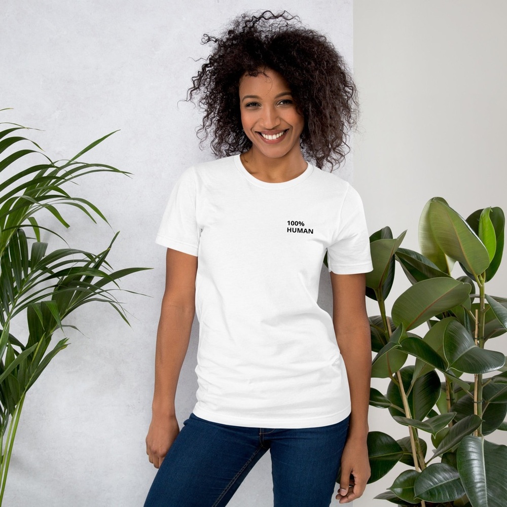 Everlane Cream Cotton T-Shirt small